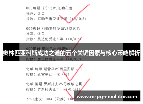 奥林匹亚科斯成功之道的五个关键因素与核心策略解析 奥林匹亚科斯成功之道的五个关键因素与核心策略解析